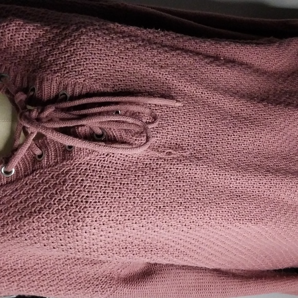 Rue 21 tie up fall sweater in perfect condition - Picture 3 of 5